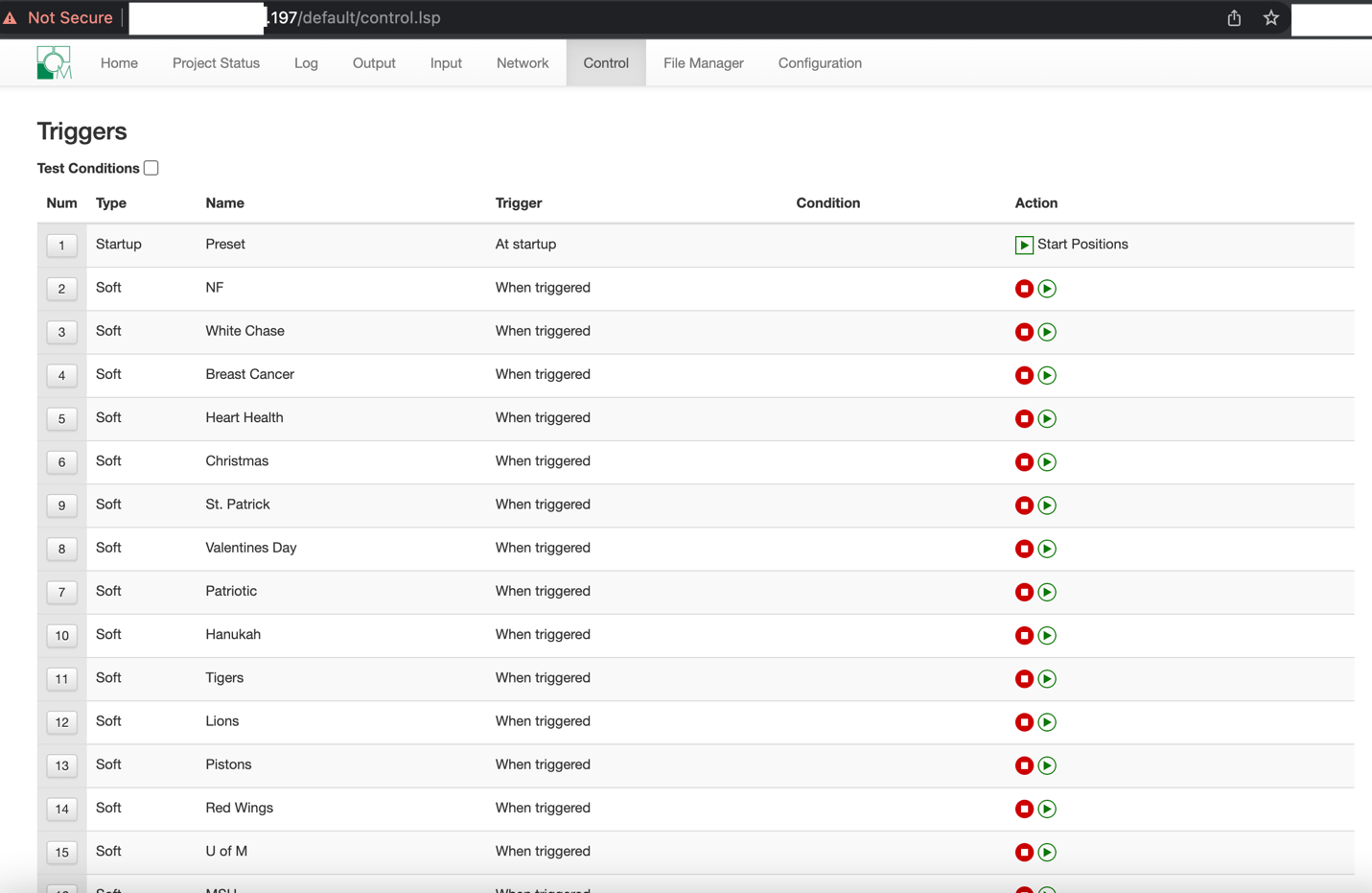 Network configuration exposed